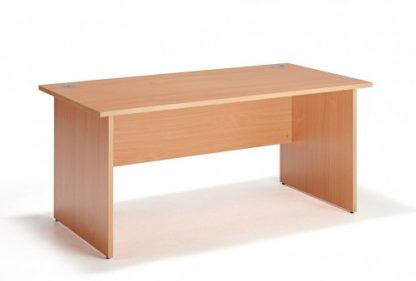 Beech Panel End Office Desk